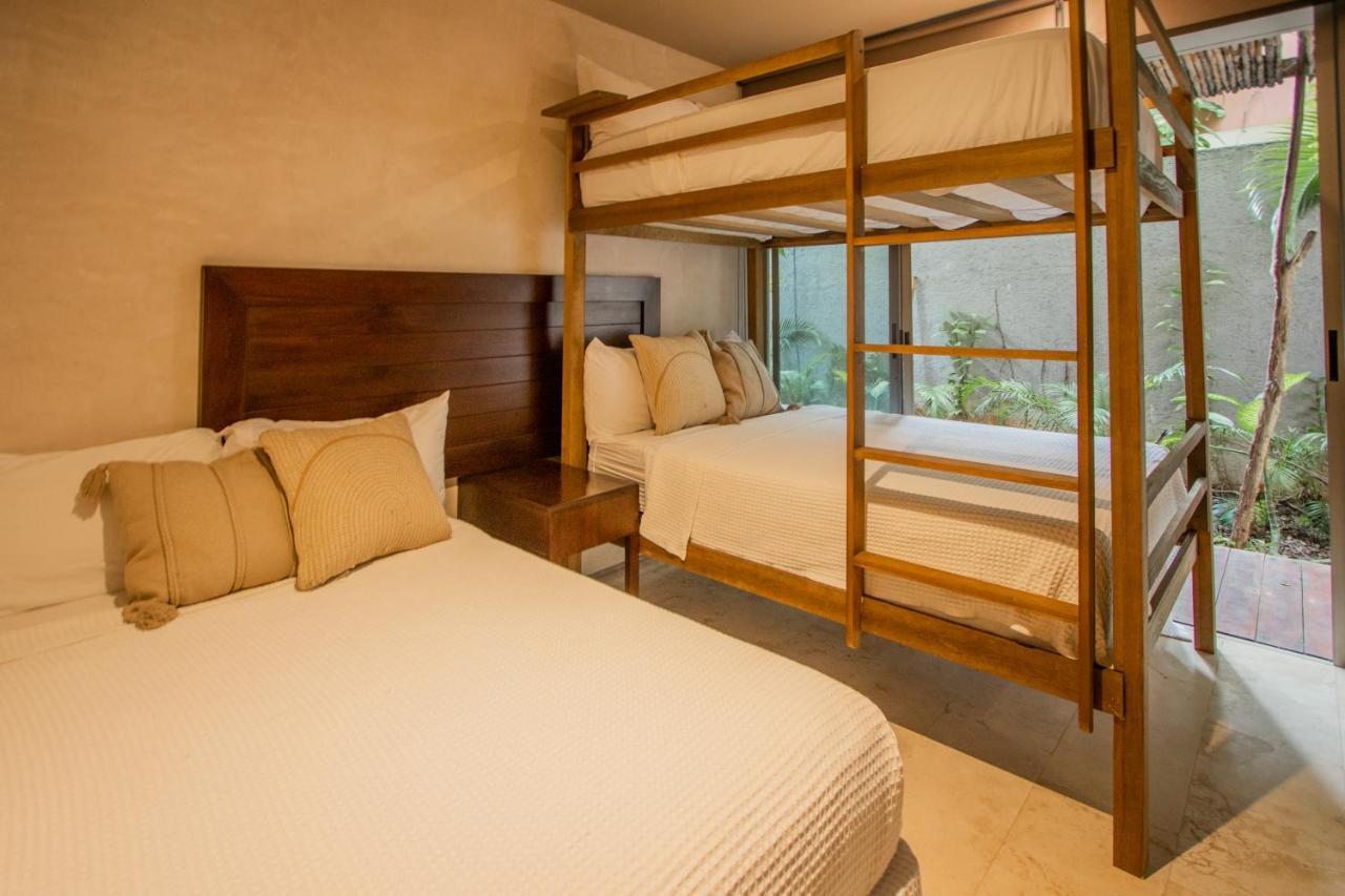 Ideal 4 Groups Aldeazama 2Br 10Pax Apt Papaya Playa Tulum Eksteriør billede
