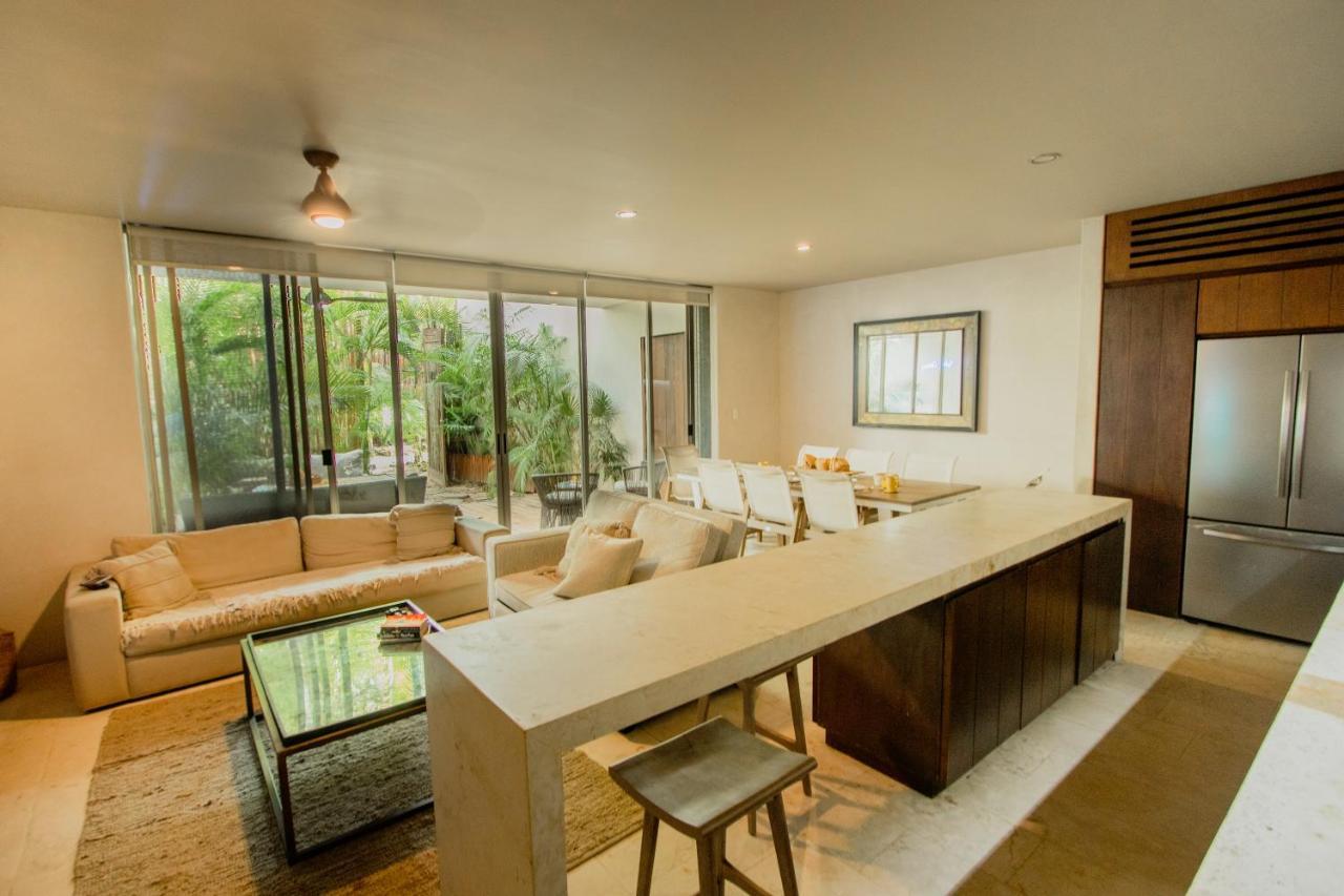 Ideal 4 Groups Aldeazama 2Br 10Pax Apt Papaya Playa Tulum Eksteriør billede