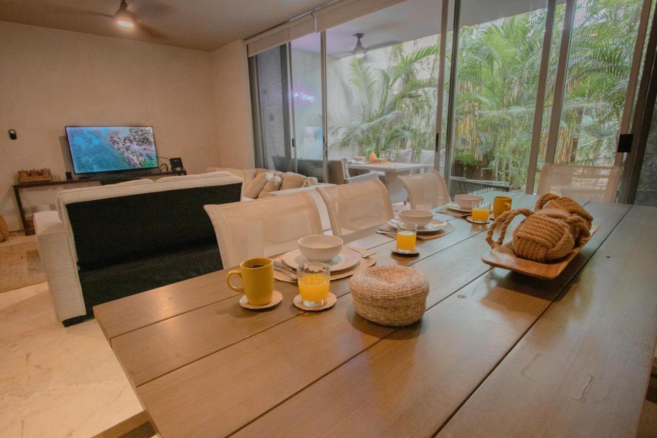 Ideal 4 Groups Aldeazama 2Br 10Pax Apt Papaya Playa Tulum Eksteriør billede
