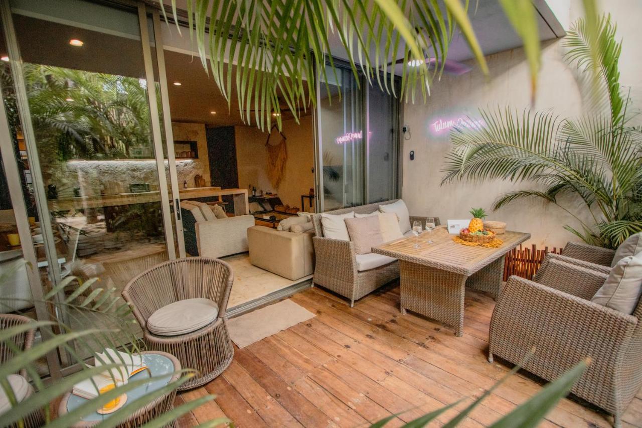Ideal 4 Groups Aldeazama 2Br 10Pax Apt Papaya Playa Tulum Eksteriør billede